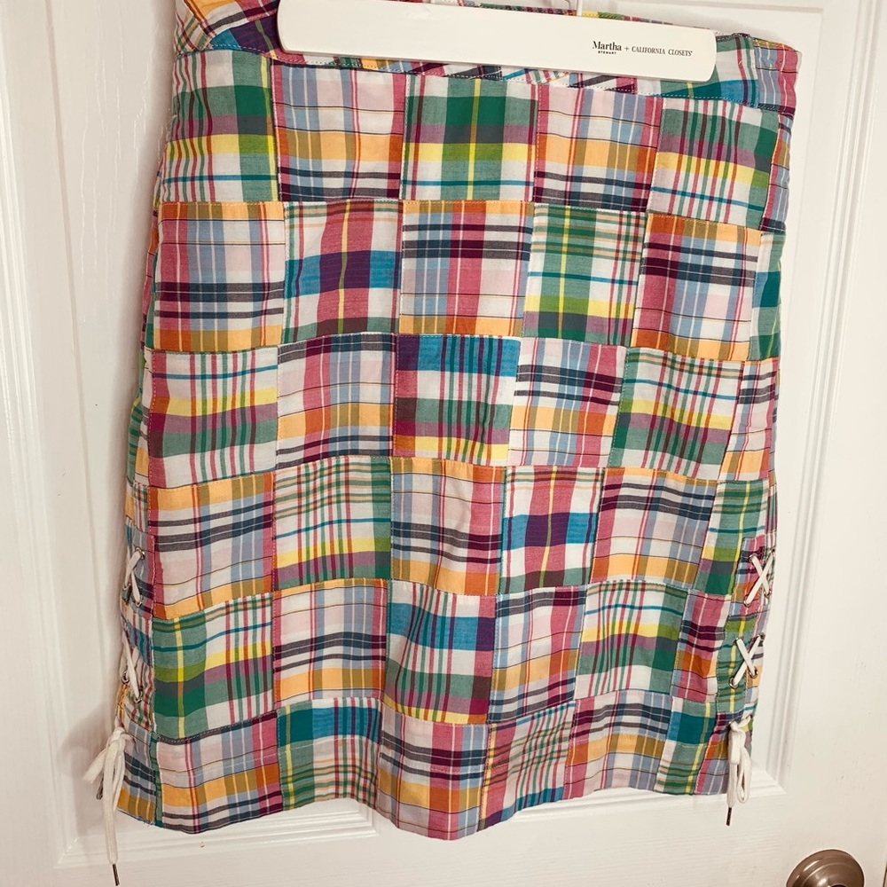 Talbots Madras Plaid Skirt - Picture 4 of 10